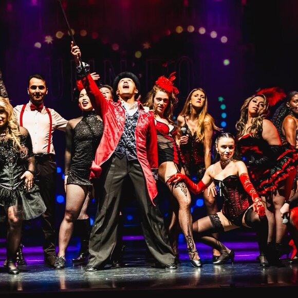 Leg Avenue Red Sequin Corset and tulle skirt - Picture 6 of 6